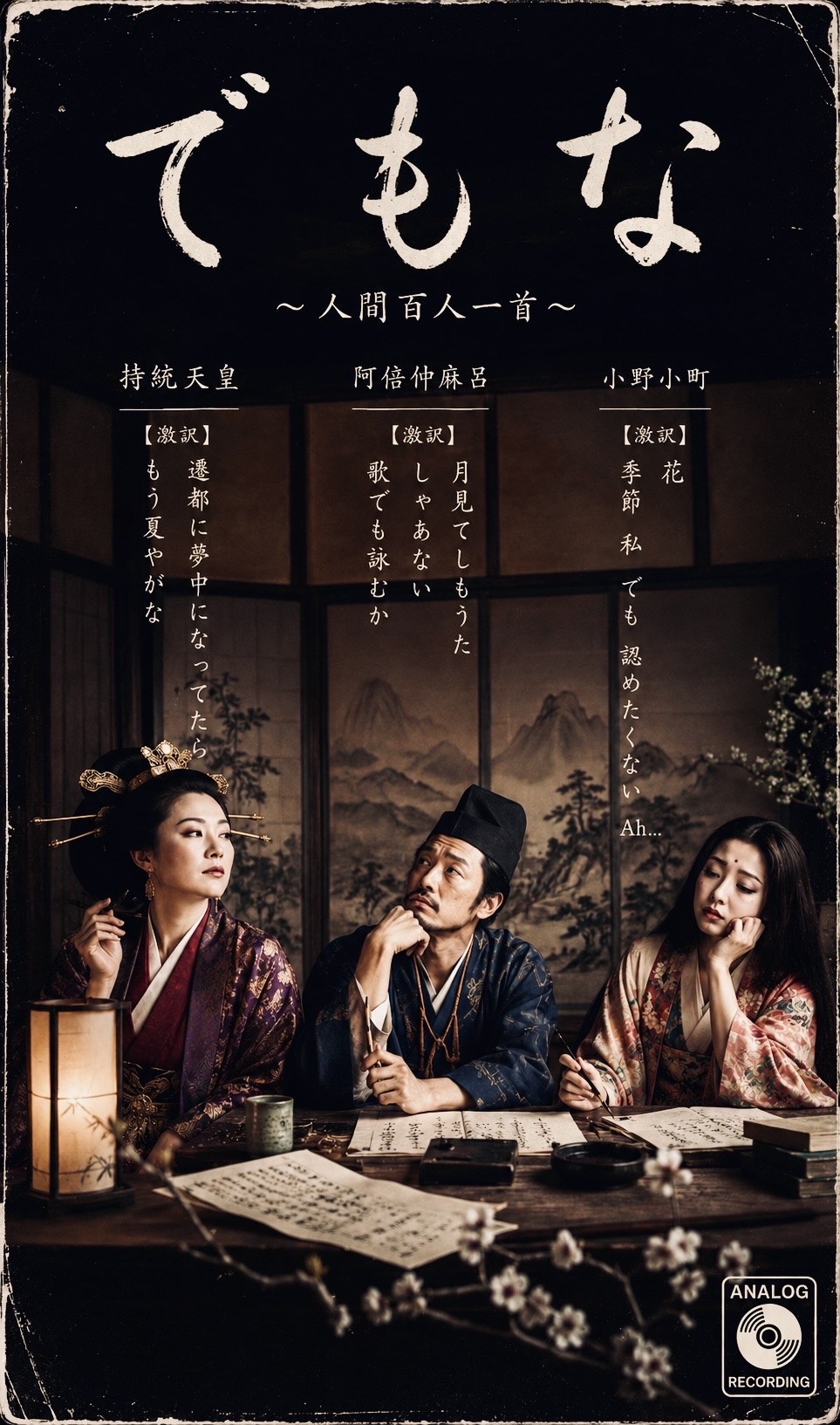 人間百人一首シリーズ