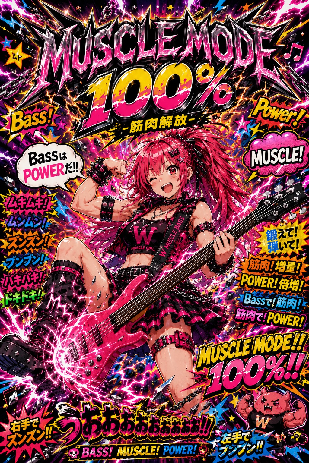 MUSCLE MODE 100%ー筋肉解放ー#39キャラ博後夜祭 artwork