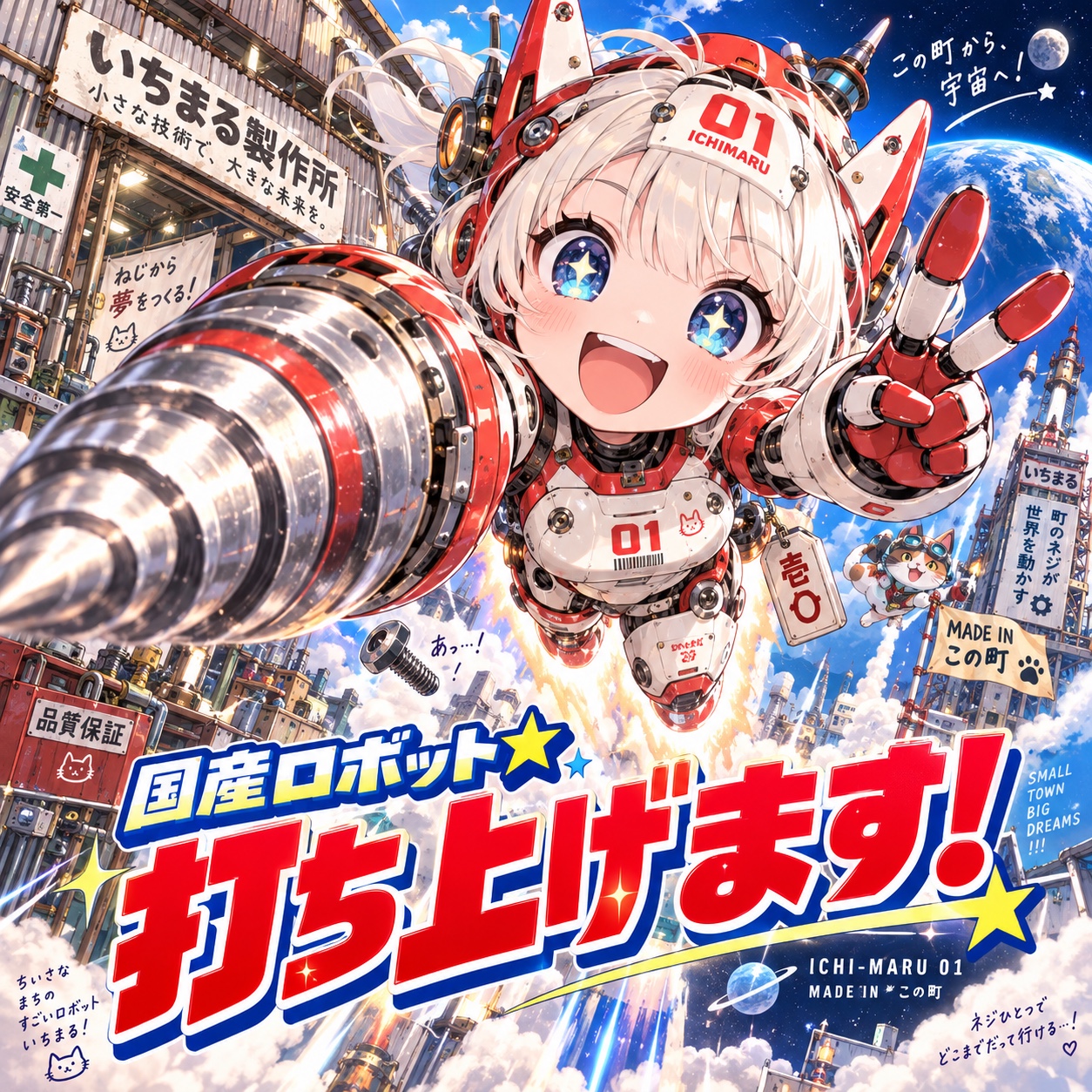 国産ロボット☆打ち上げます！ artwork