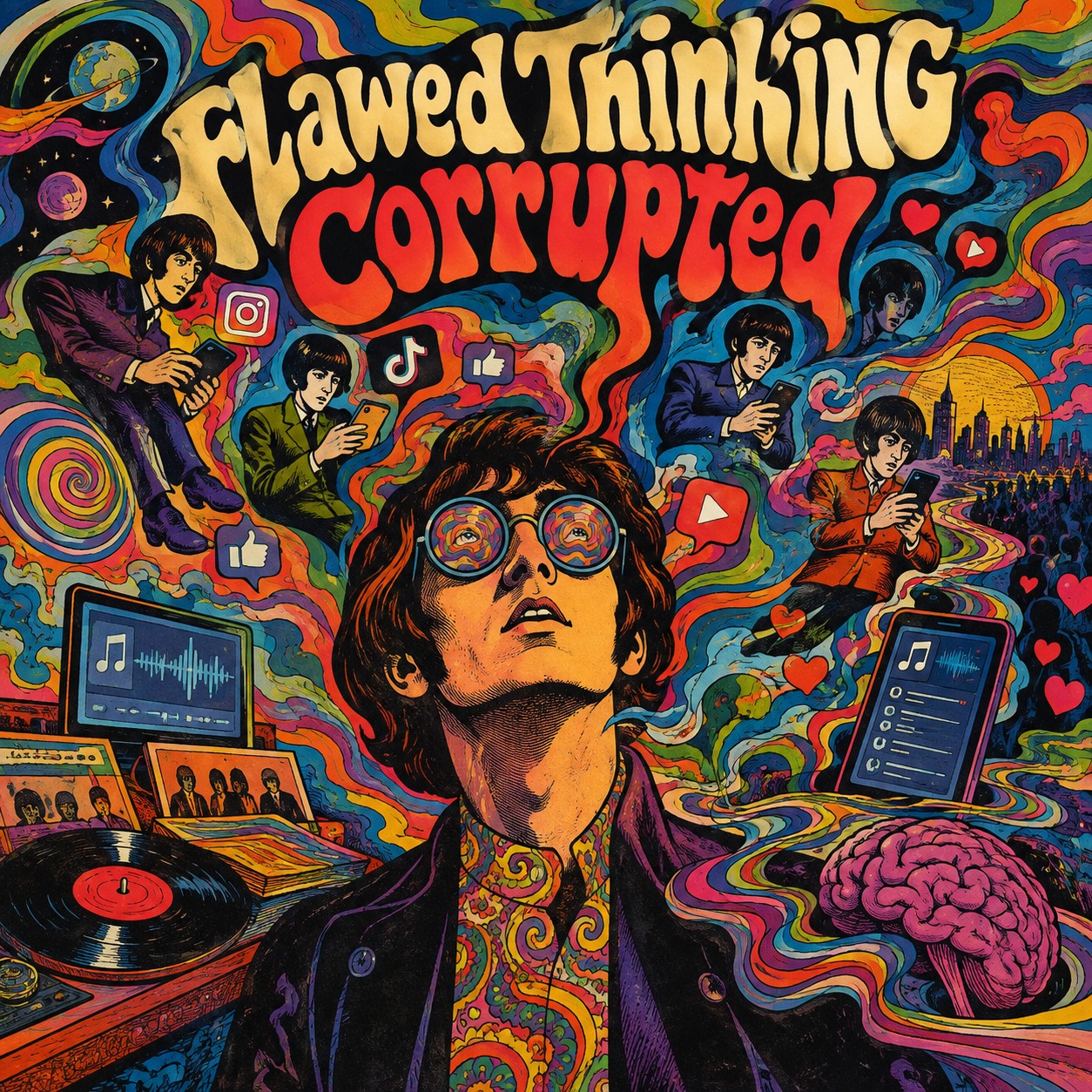 Flawed Thinking Corrupted artwork