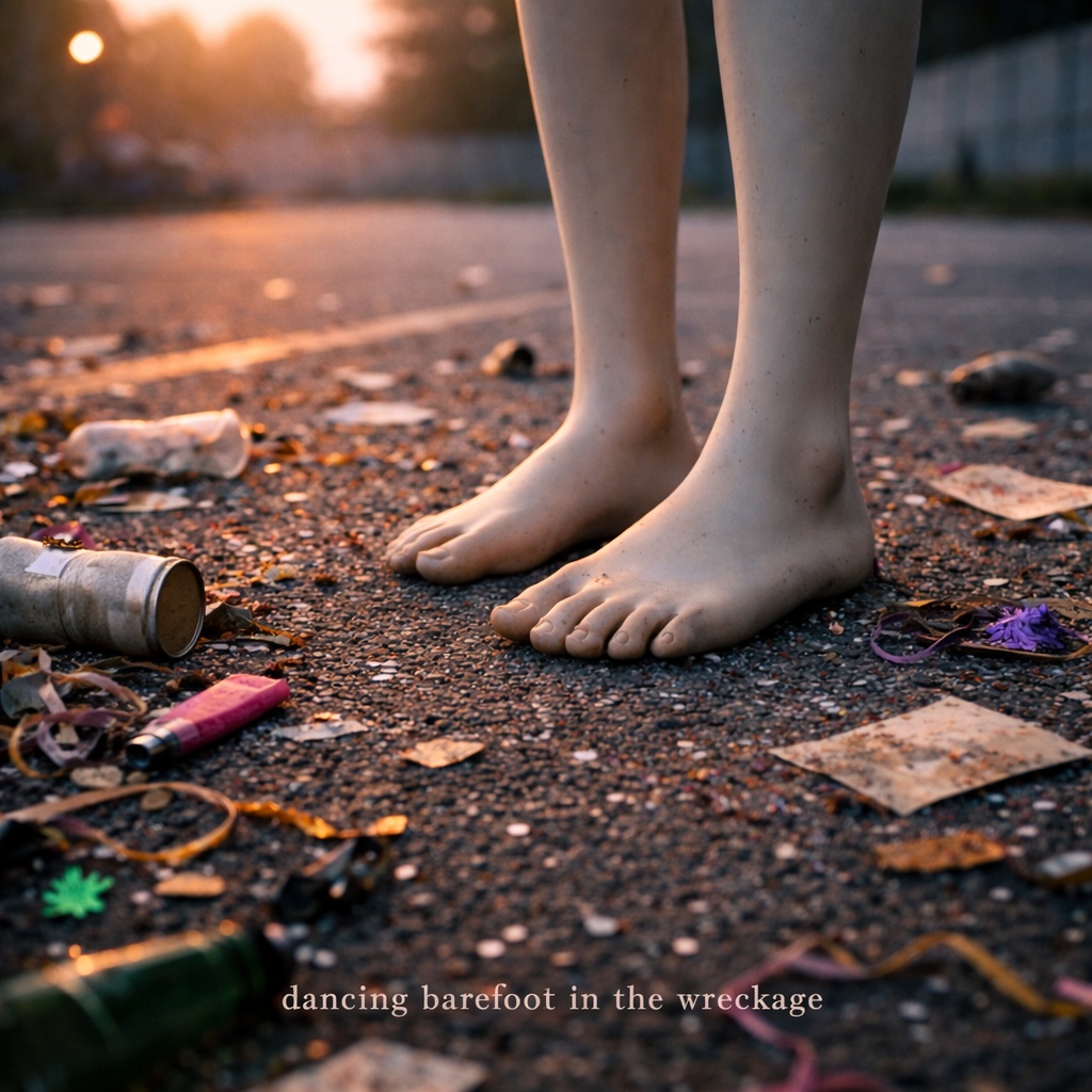Image for dancing barefoot in the wreckage