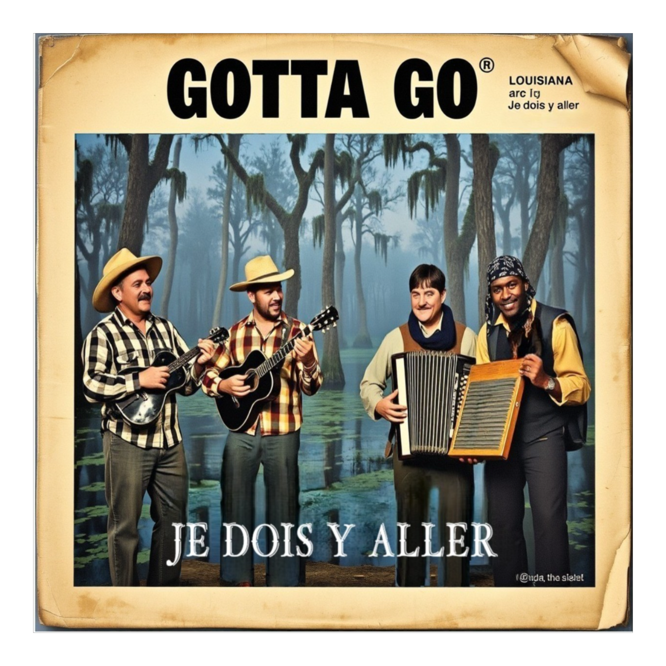 Gotta Go (Cajun French single) artwork