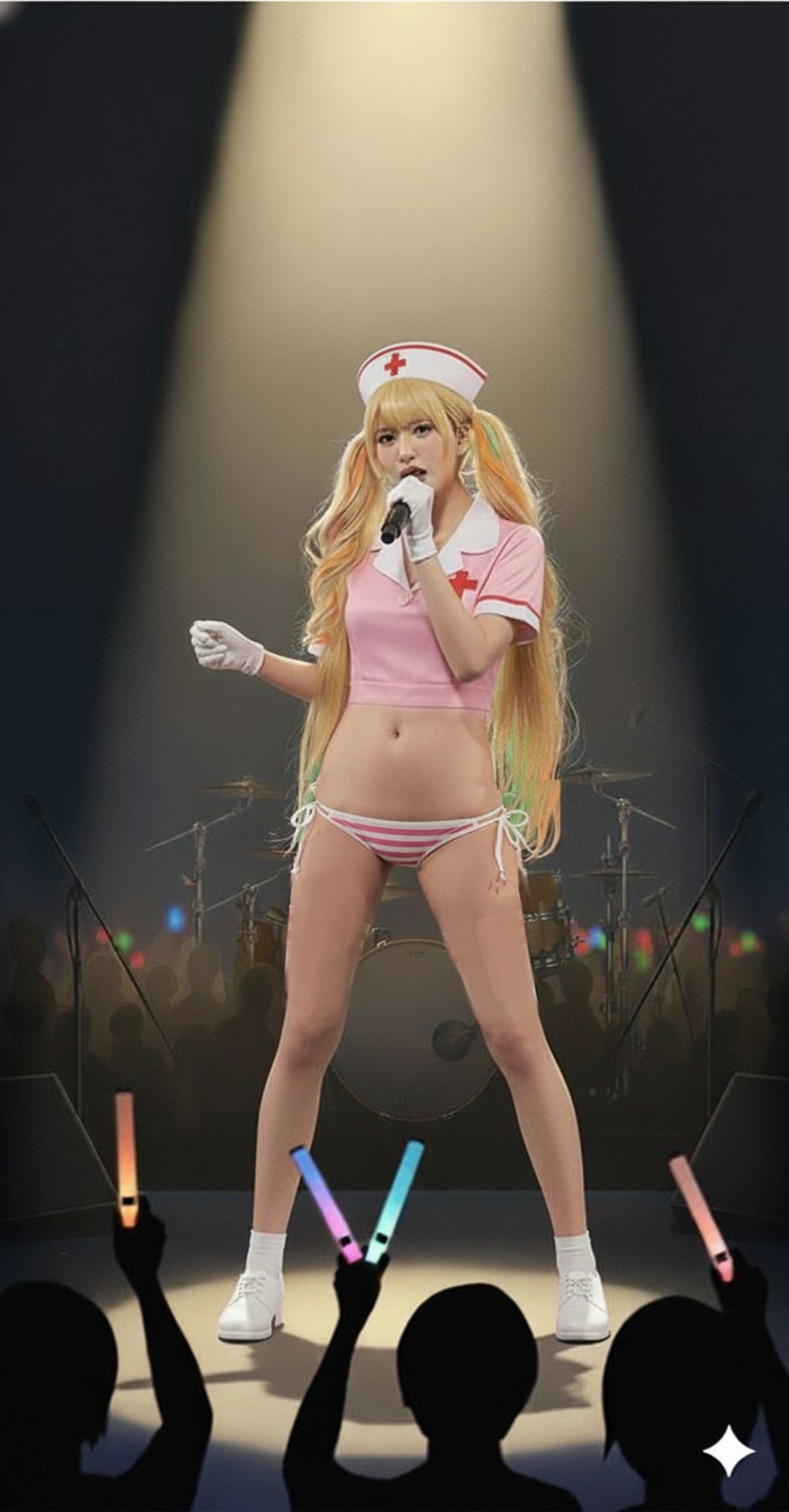 【ゾンビランドサガイメージ】てっぺんナースは縞パン！？その2 二階堂サキ フランシュシュ artwork