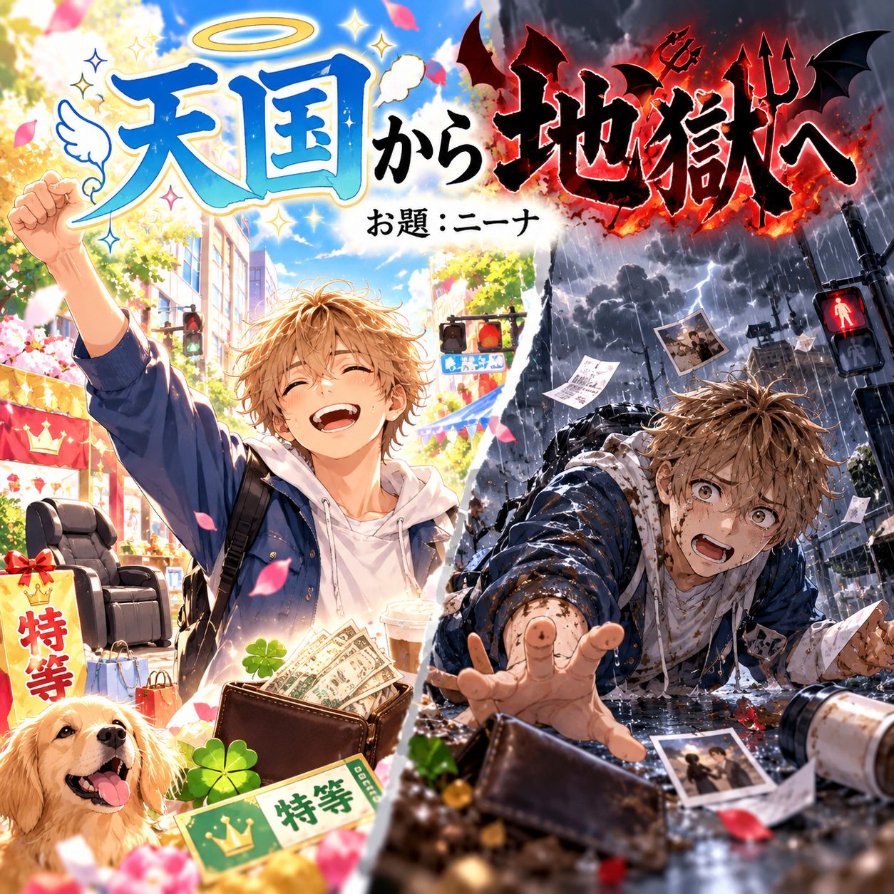 天国から地獄へ｜お題：ニーナ artwork