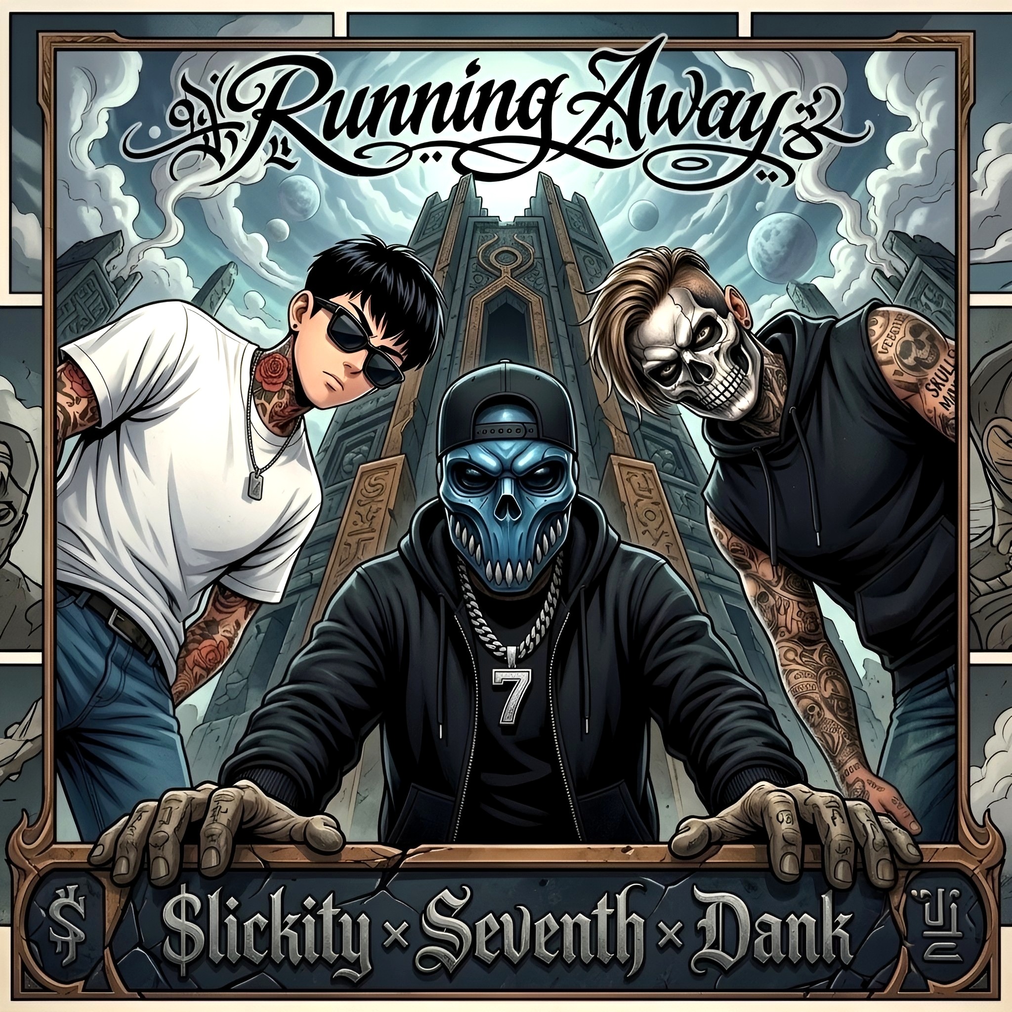 RUNNIN’ AWAY artwork