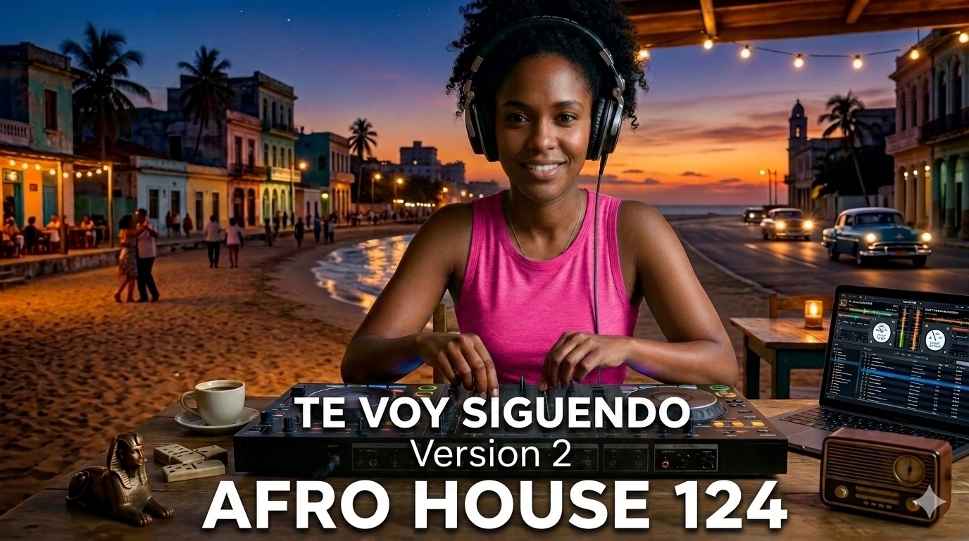 TE VOY SIGUENDO | Afro House | Version 2 | (English/Spanish) artwork