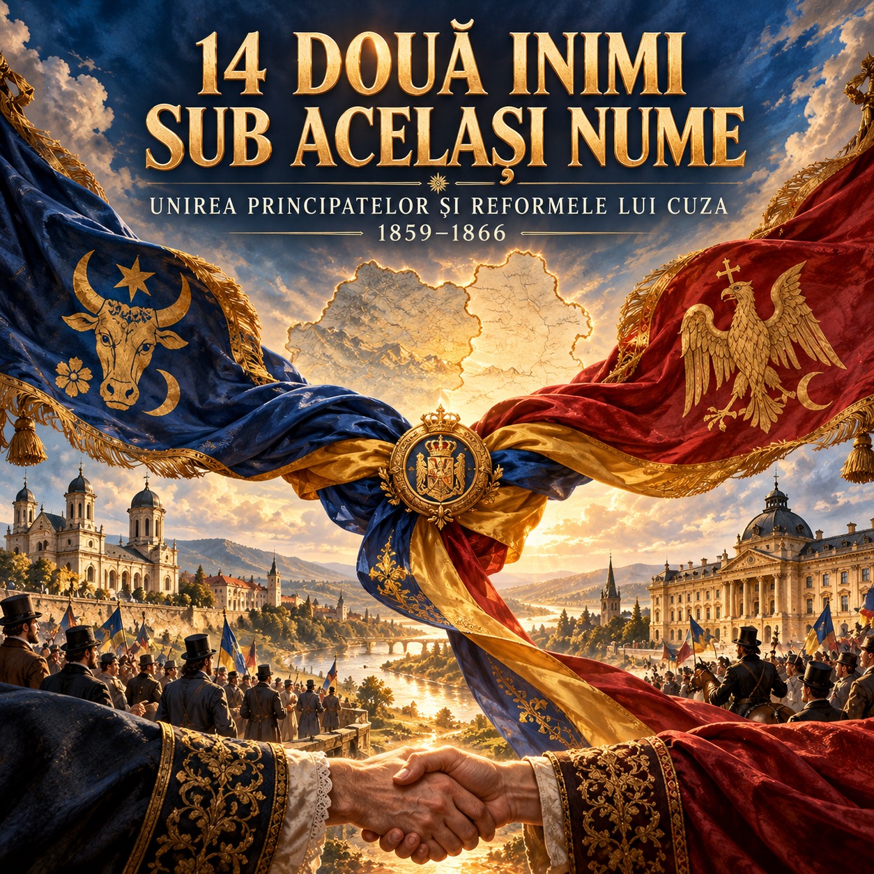 14 DOUĂ INIMI SUB ACELAȘI NUME — UNIREA PRINCIPATELOR ȘI REFORMELE LUI CUZA 1859 artwork