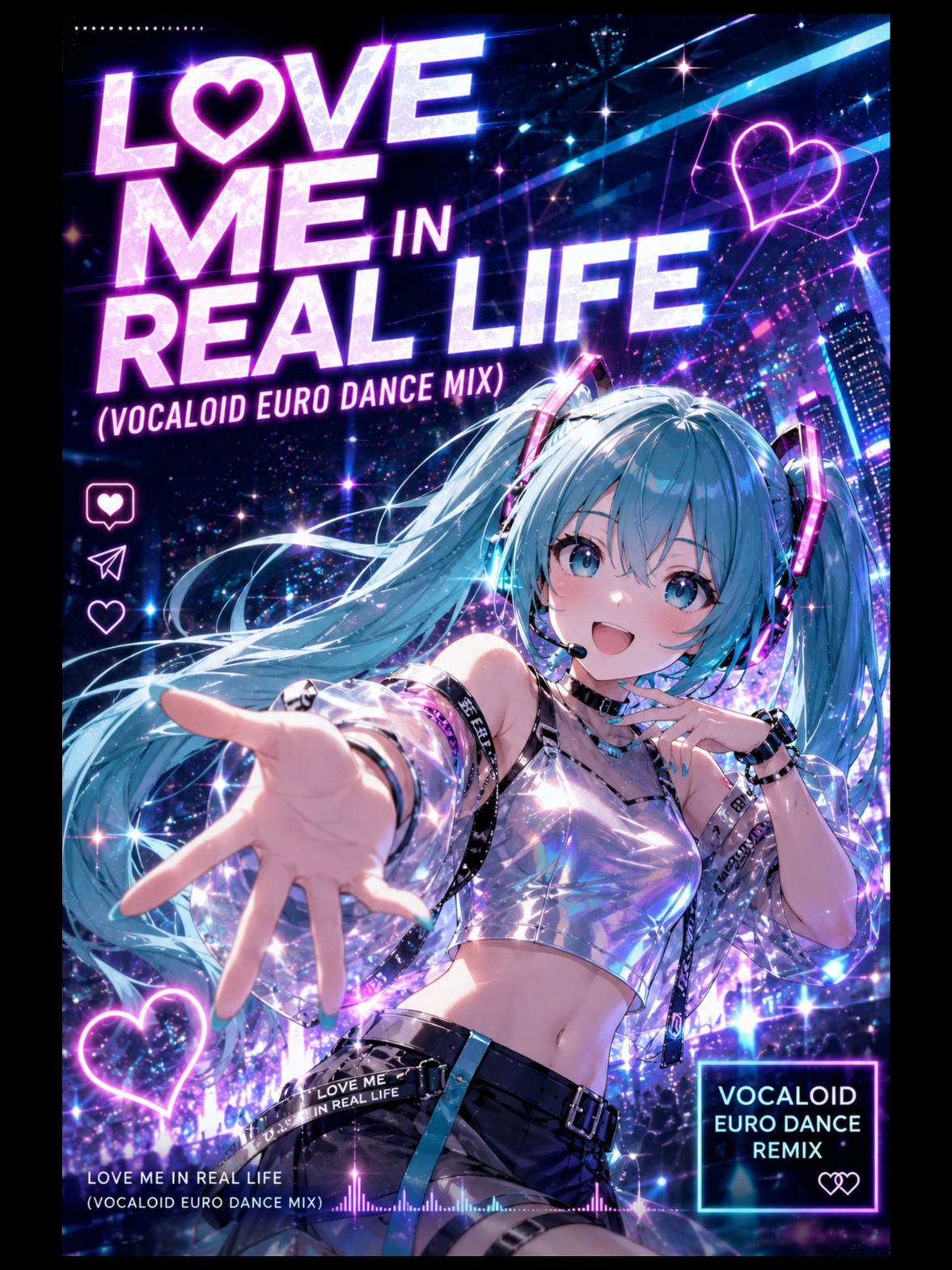 Love Me in Real Life (Vocaloid Euro Dance Mix) artwork