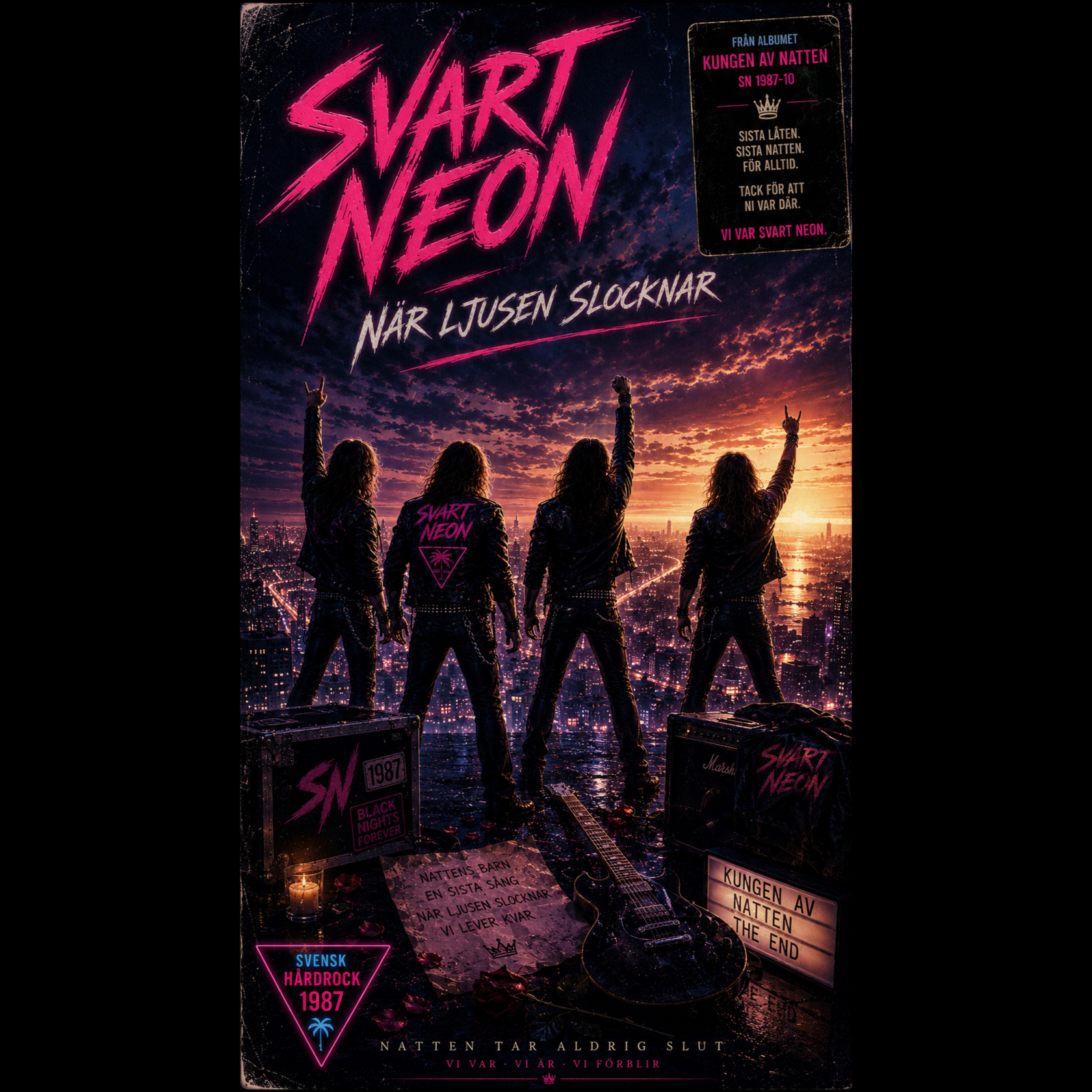 Svart Neon - När Ljusen Slocknar artwork