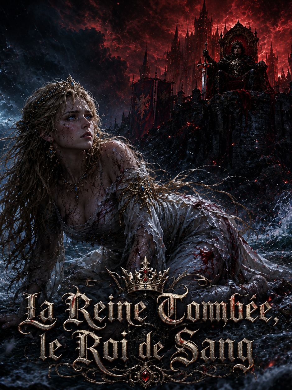 La Reine Tombée, Le Roi de Sang artwork