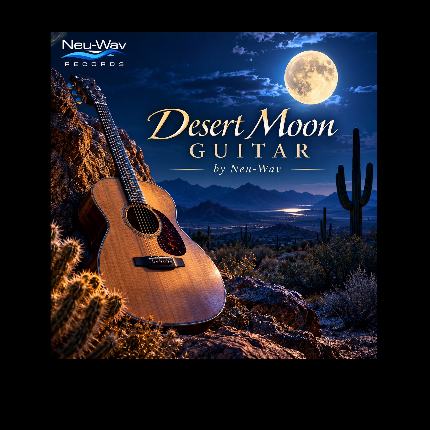 Desert Moon Guitar artwork
