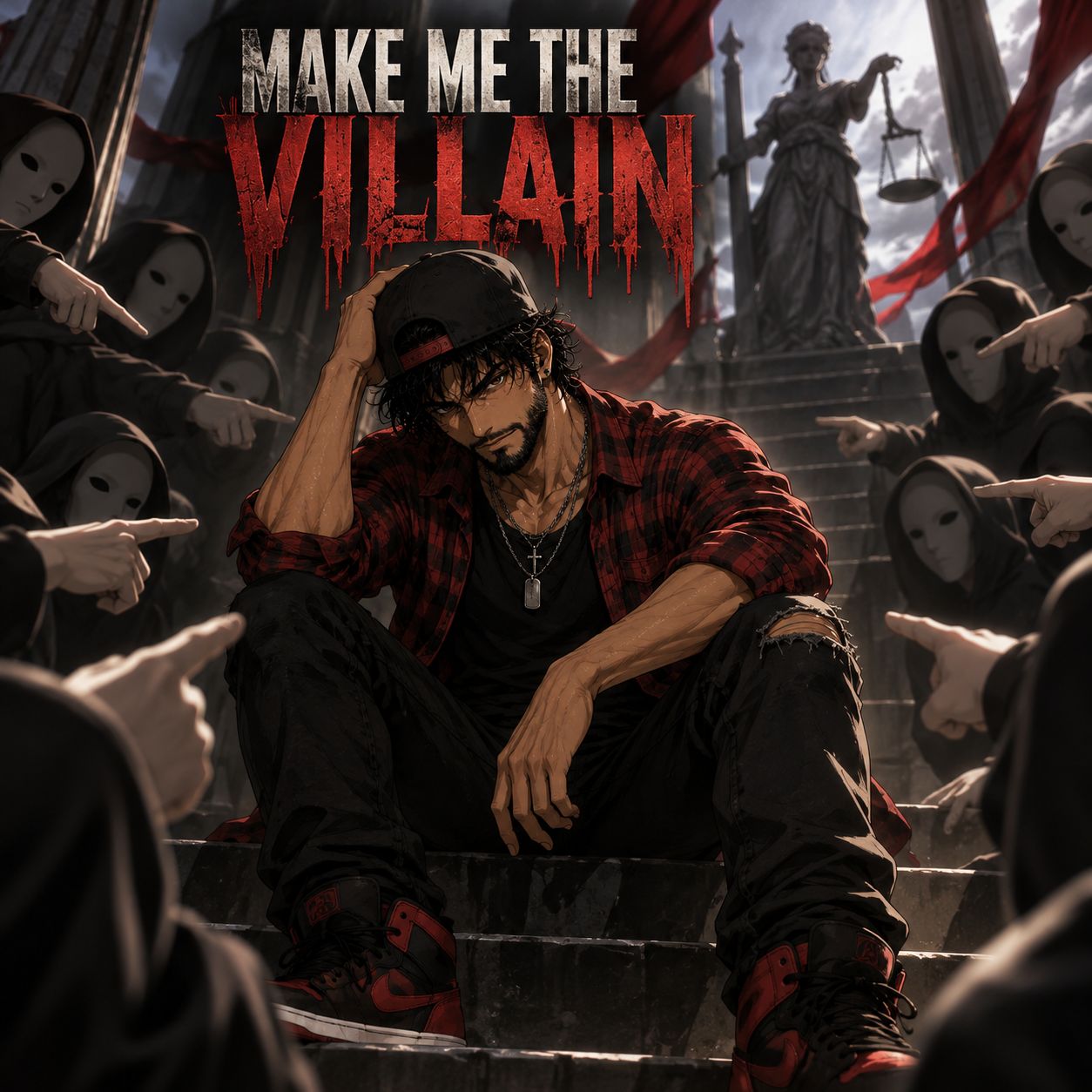 MAKE ME THE VILLAIN artwork