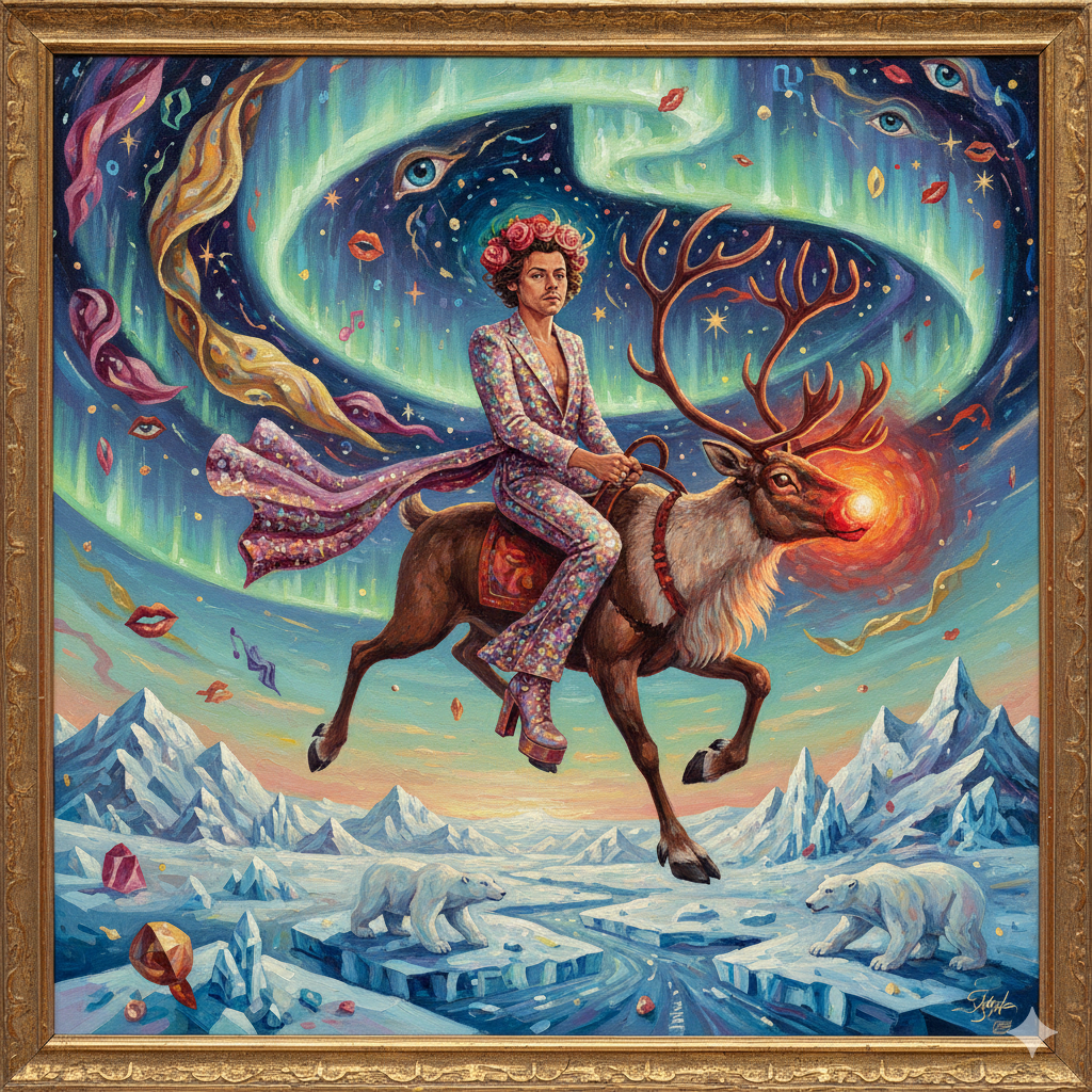 Rudolph, Just Let Me Adore You (Based on the Harry Styles Song) artwork