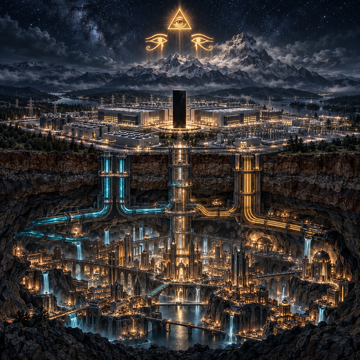 Åll seeing Ï - Temples of Silicon artwork