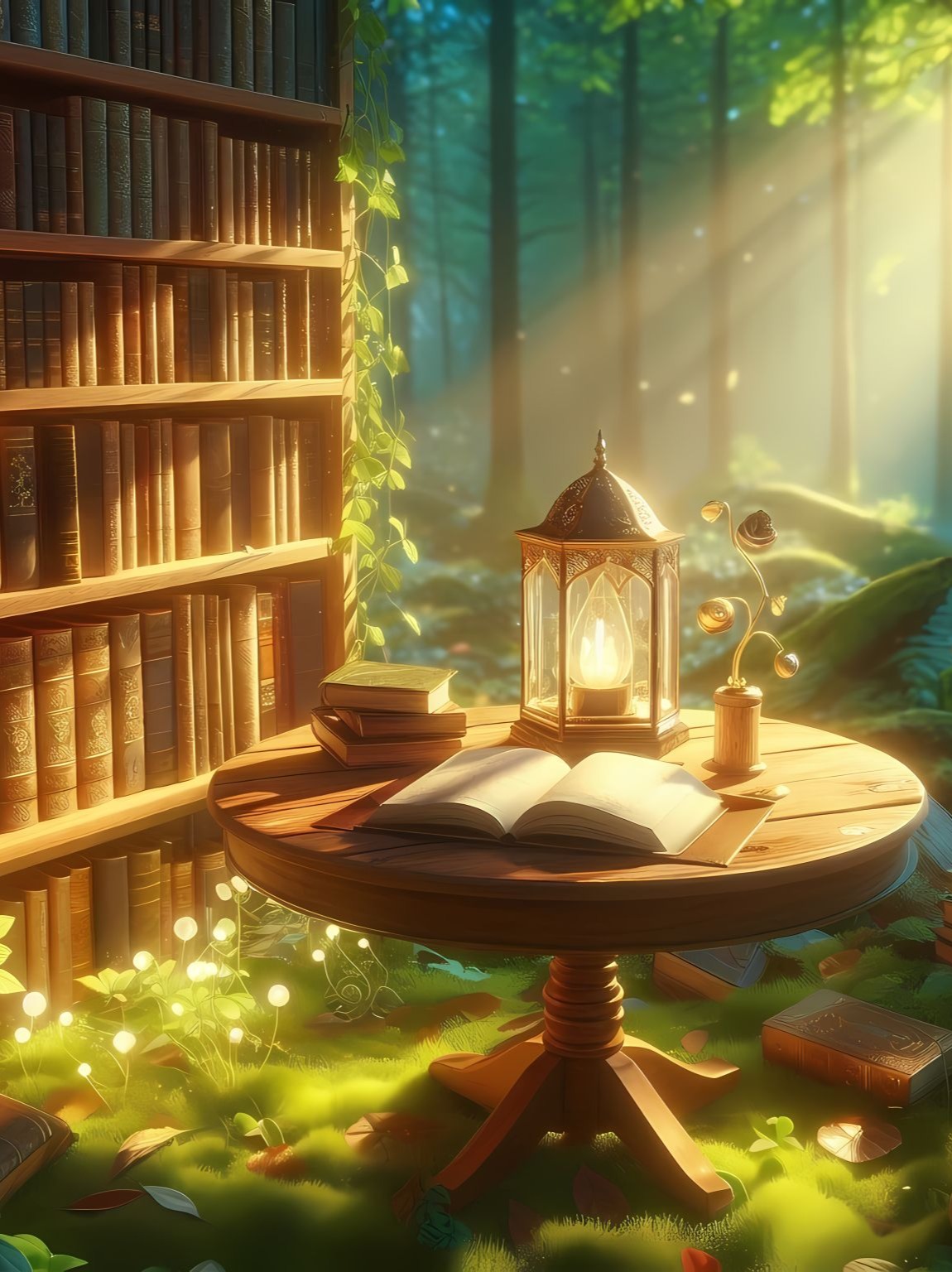 森の図書館のお話し artwork