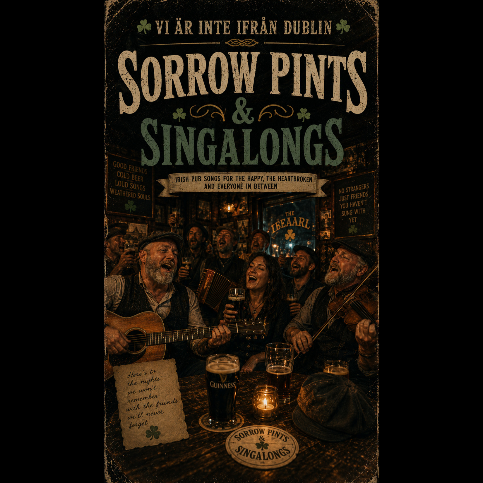 Vi är inte ifrån Dublin - Sorrow Pints & Singalongs artwork