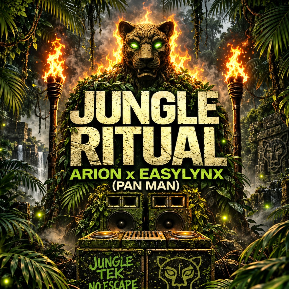 No Escape (Jungle Ritual) - Arion x Easylynx (Pan Man) artwork