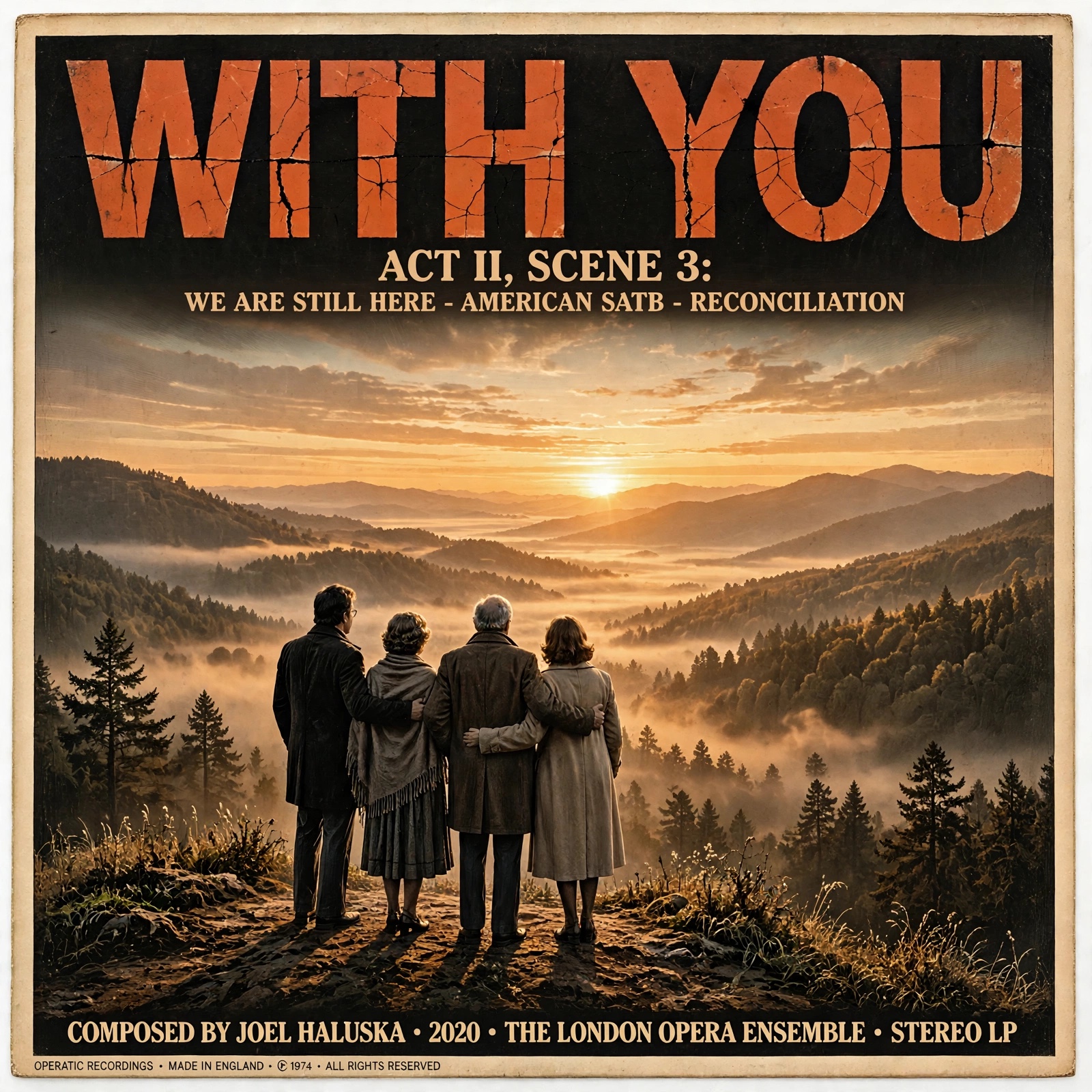 ACT II, SCENE 3: WITH YOU - WE ARE STILL HERE - AMERICAN SATB - RECONCILIATION artwork
