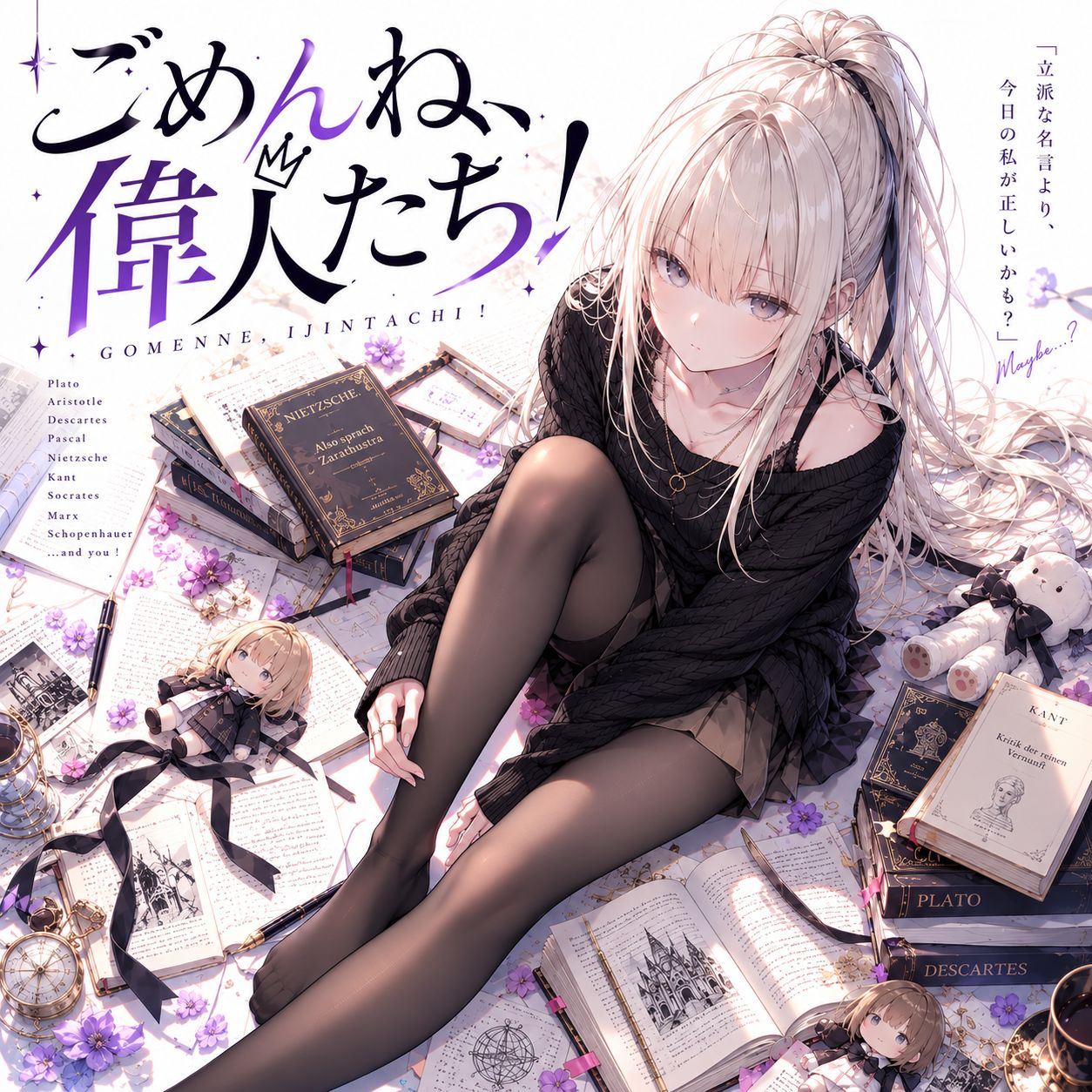 『ごめんね、偉人たち！』 artwork