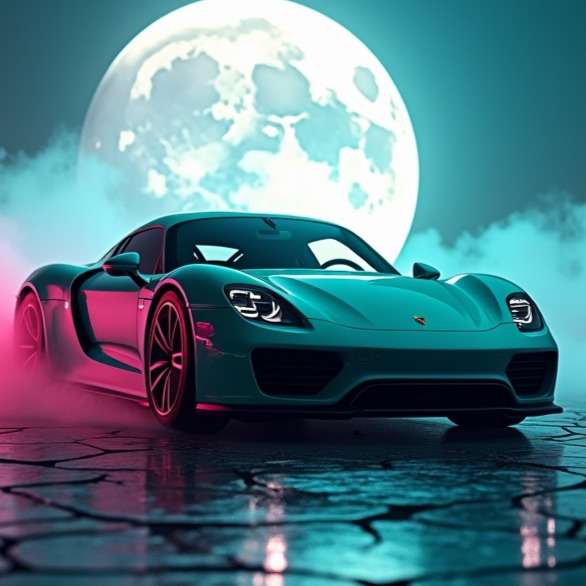 Porsche Carrera GT artwork
