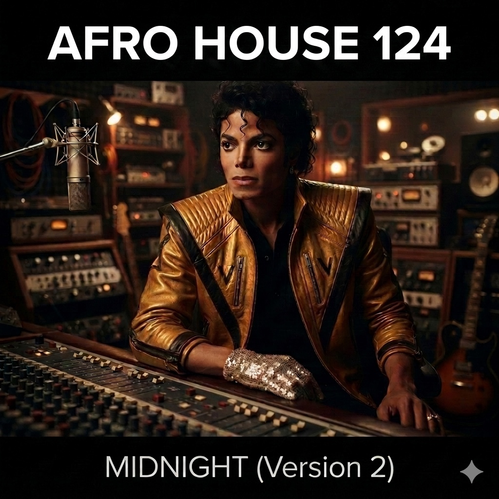MIDNIGHT ON MY DOOR | (Afro House Michael Jackson -Style Vocal Mix) | Version 2 artwork