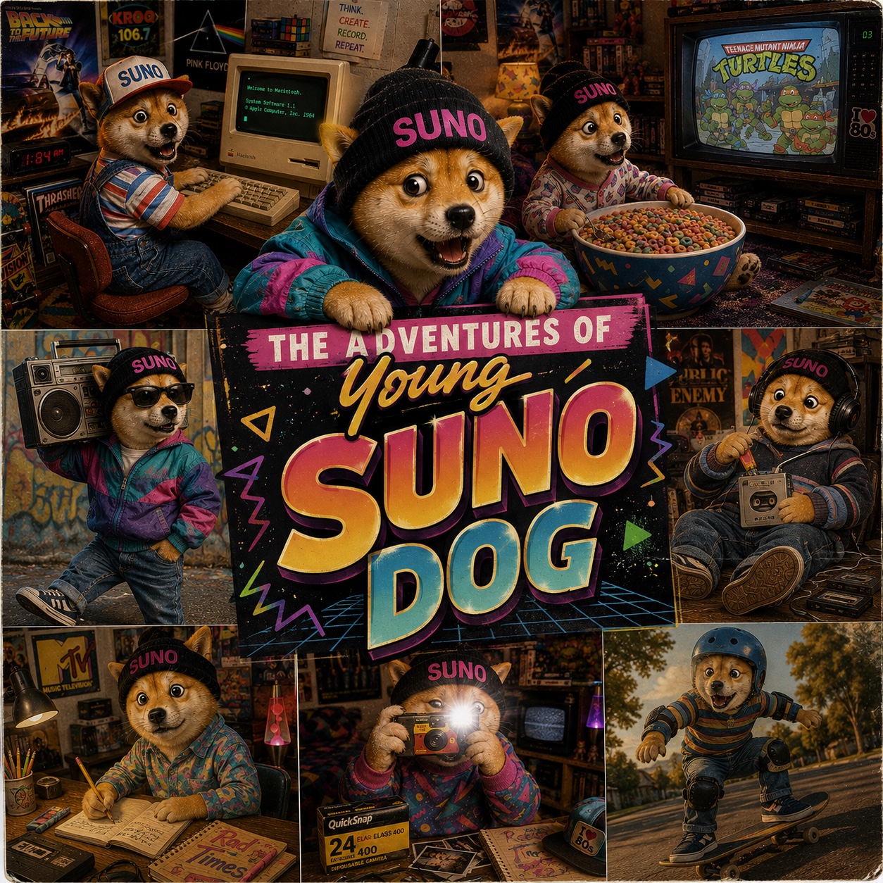Young adventures of Suno dog artwork