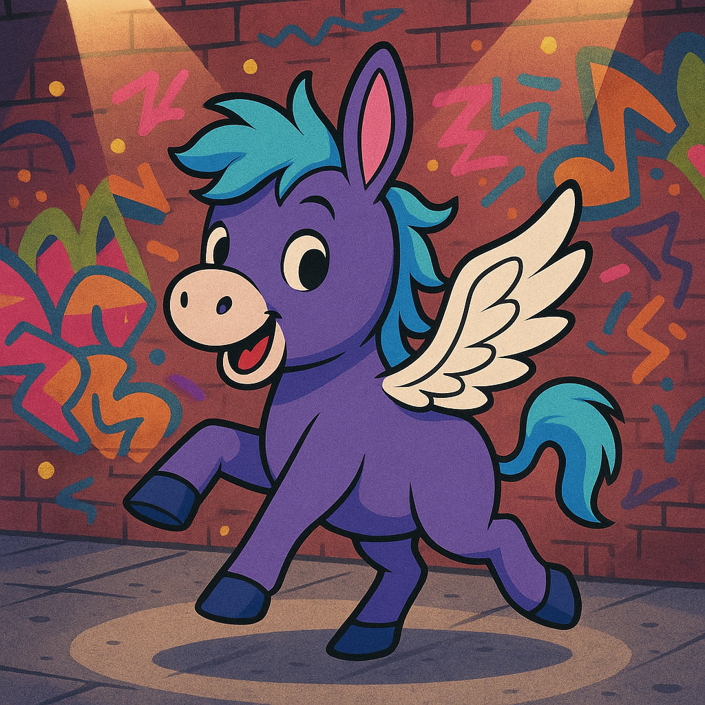 Bounce, Donkey, Bounce! artwork