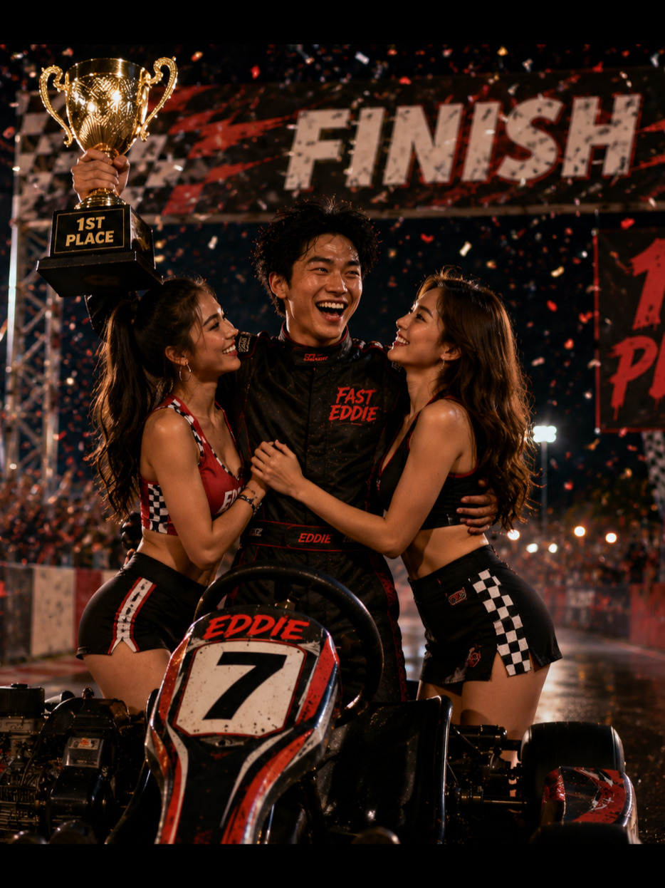 Fast Eddie's Kart artwork