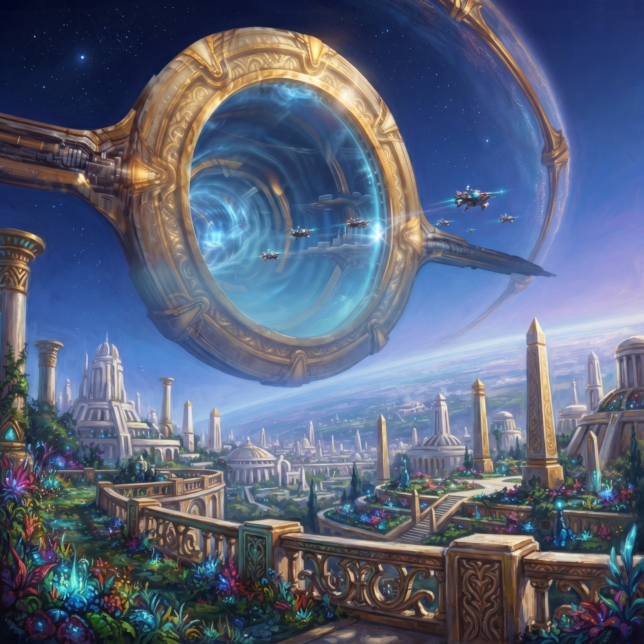 Beyond the Known Skies II artwork