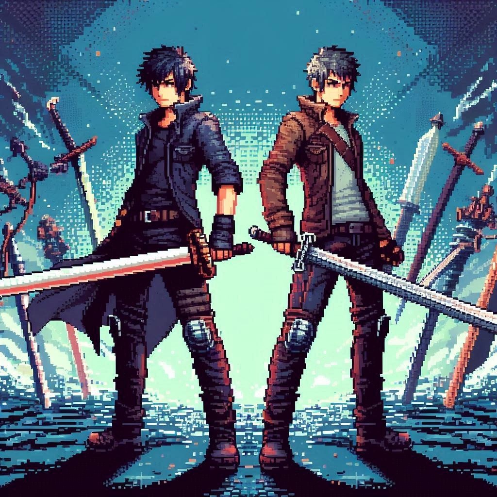 Duo [Chiptune 8 bit rock] by CuervoXP | Suno