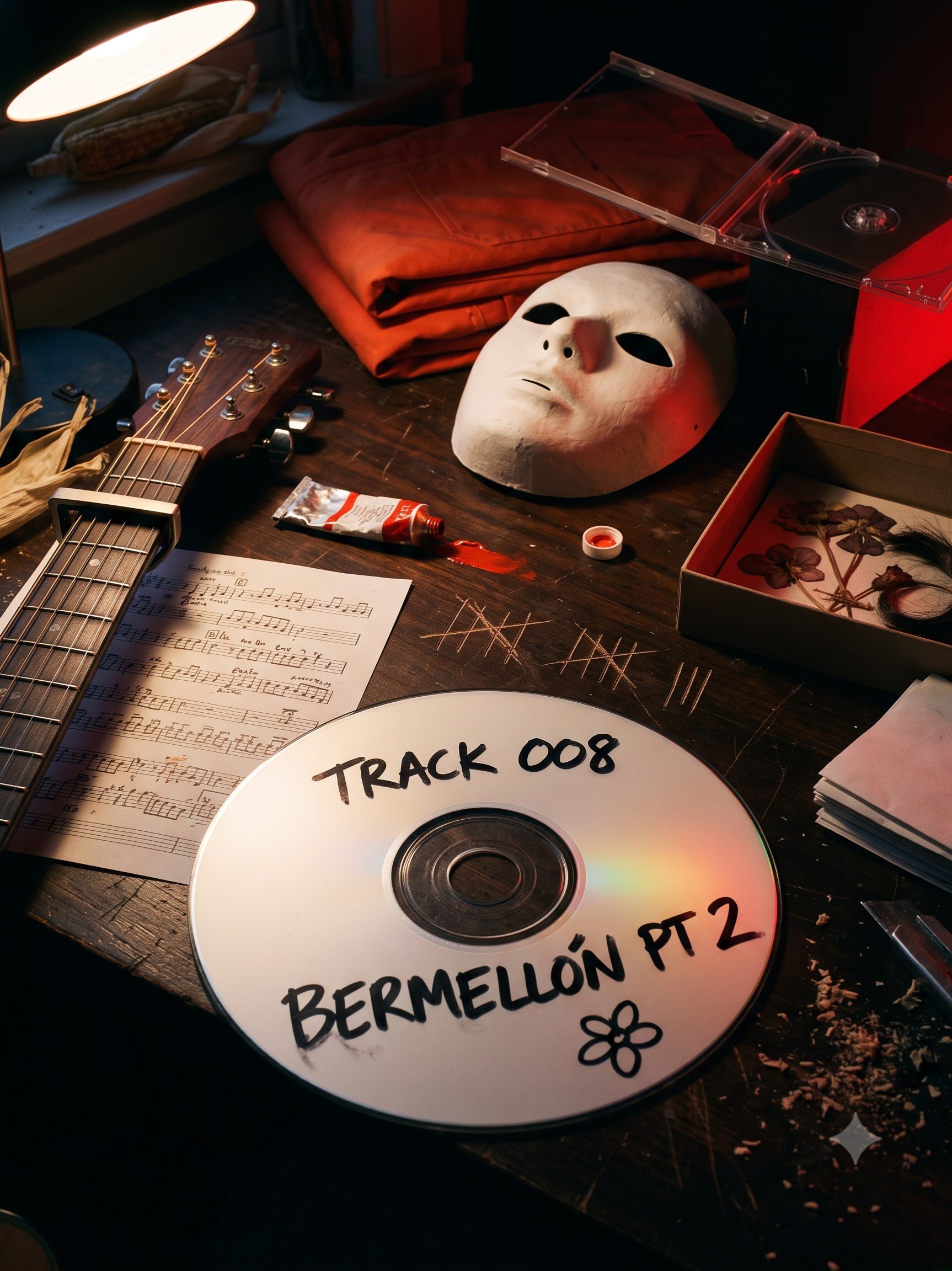Bermellón pt.2 artwork