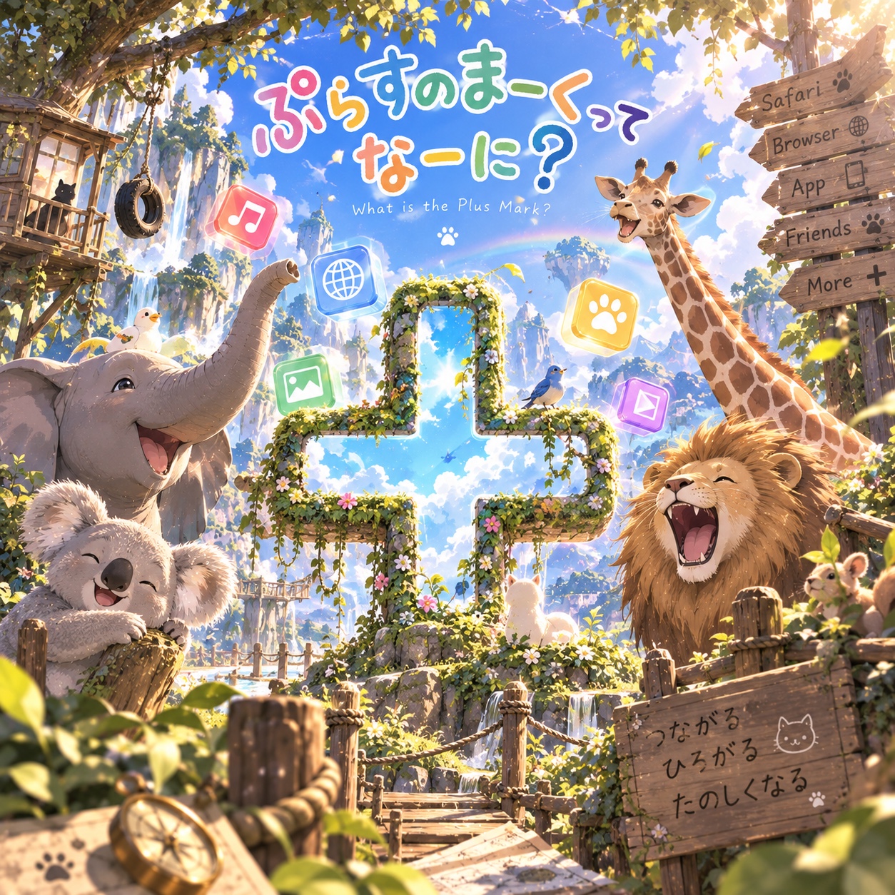 ぷらすのまーくってなーに？ artwork