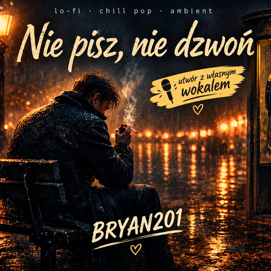 Nie pisz, nie dzwoń (własny wokal) artwork