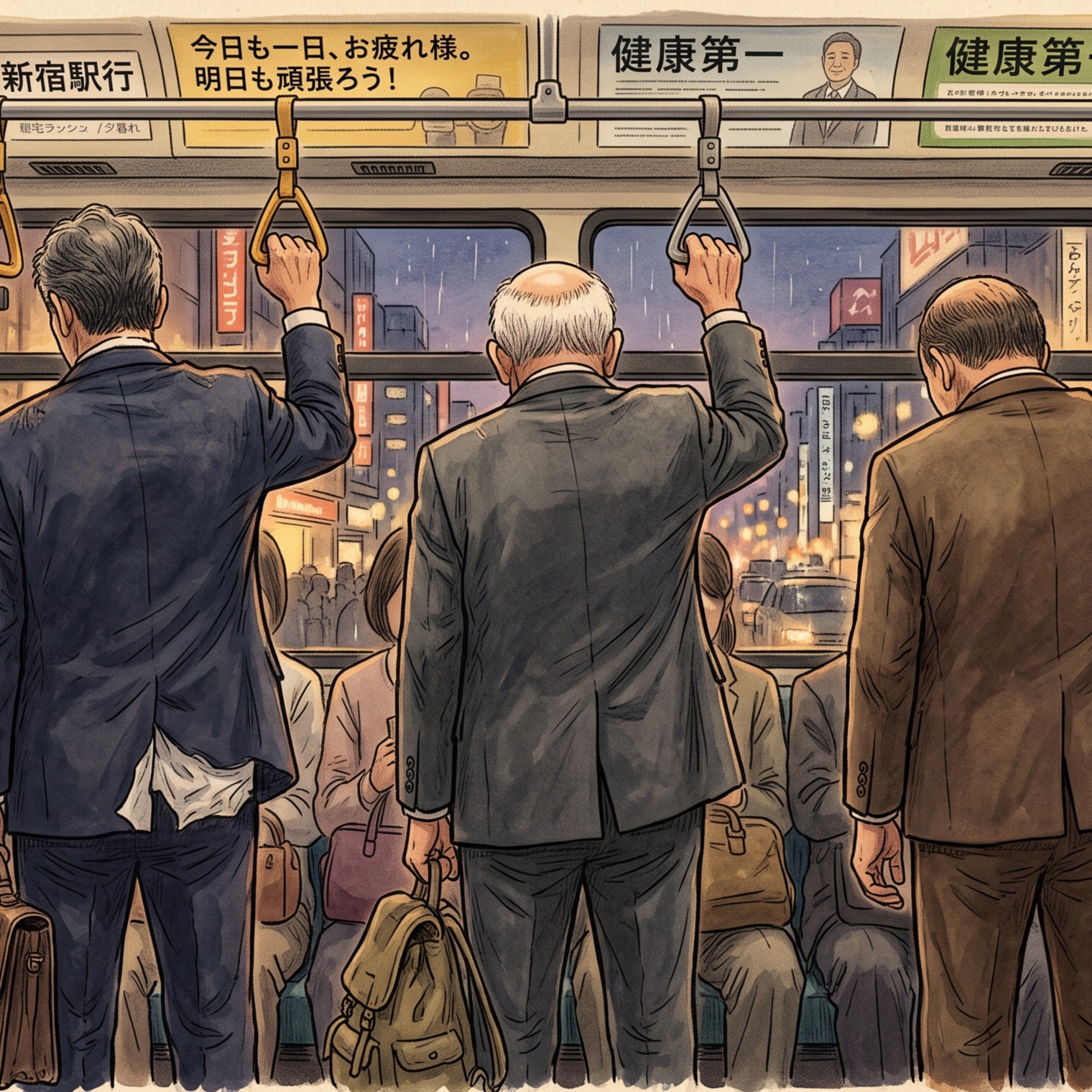 定年手前のサラリーマン artwork