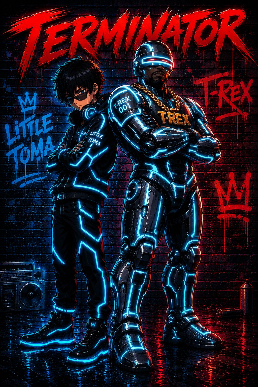 Terminator (Ft. T-Rex) artwork