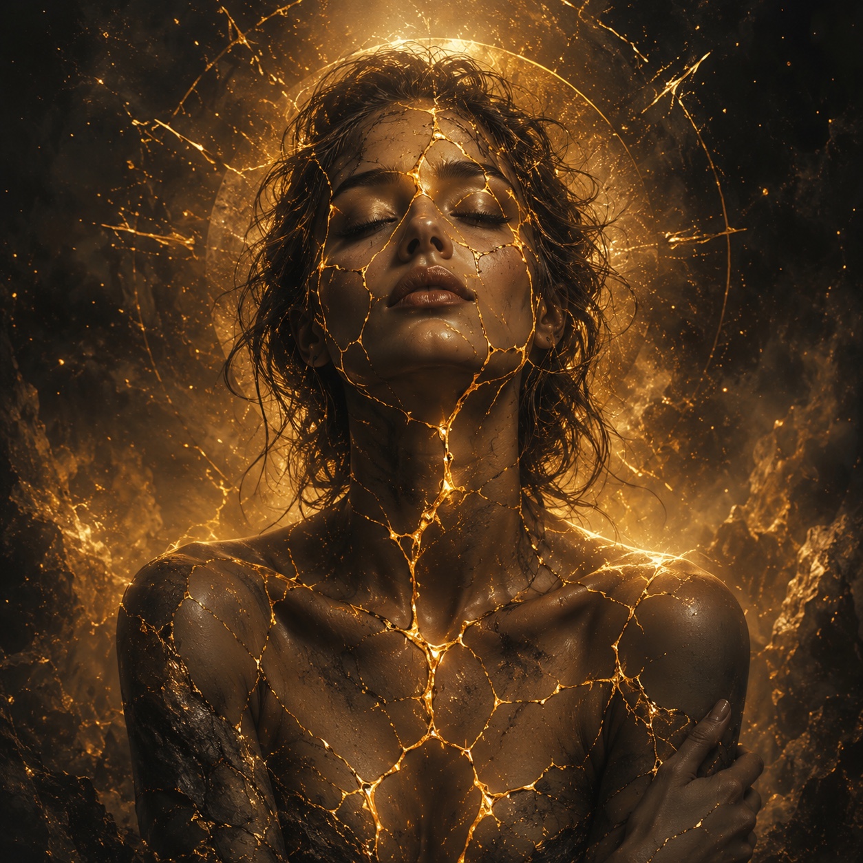 Gold Around the Damage artwork