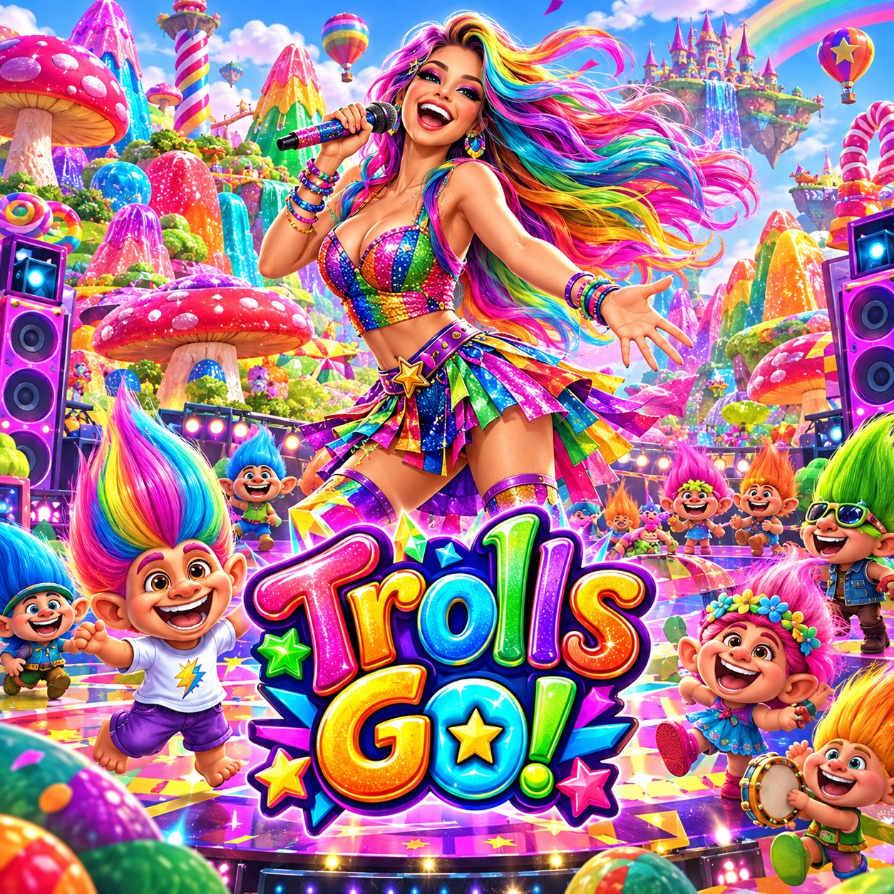 Trolls, GO! artwork