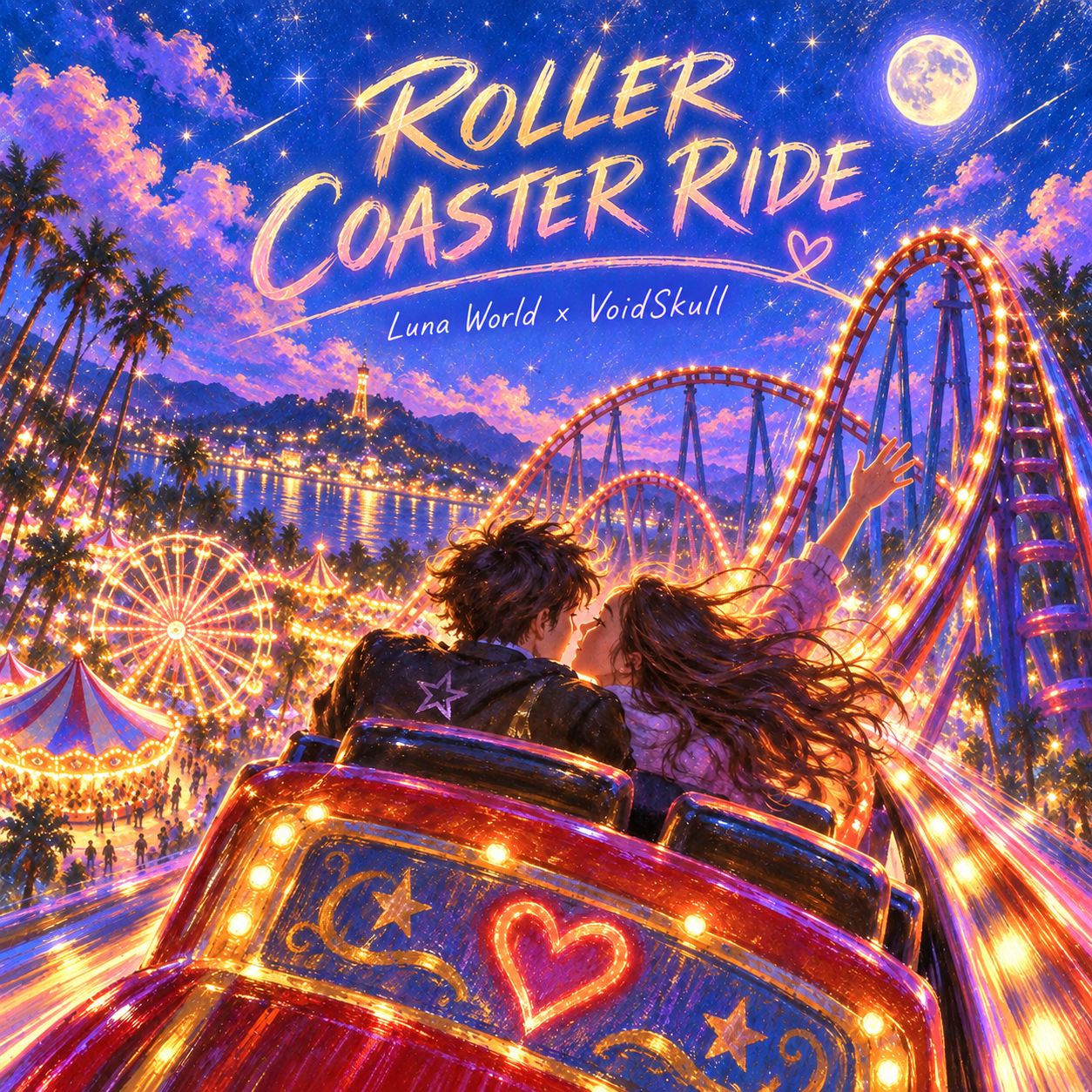 ROLLER COASTER RIDE // Luna World × VoidSkull artwork