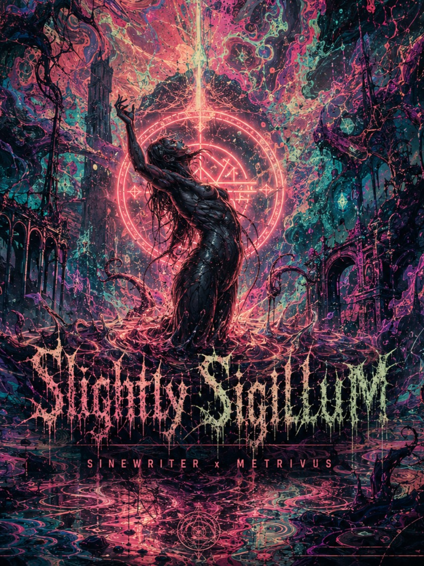 Slightly Sigillum - Sinewriter x Metrivus // Mashup artwork