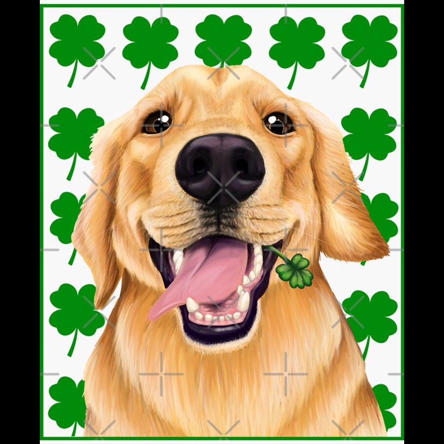 The Golden Dog in the Clover artwork