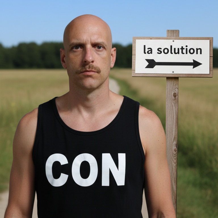 Image for être con la solution 