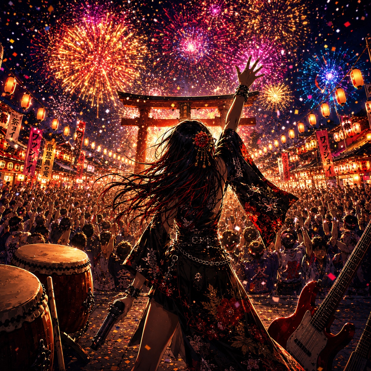 祭囃子 REVOLUTION   (Matsuri Rock / Traditional Japanese Instruments) artwork
