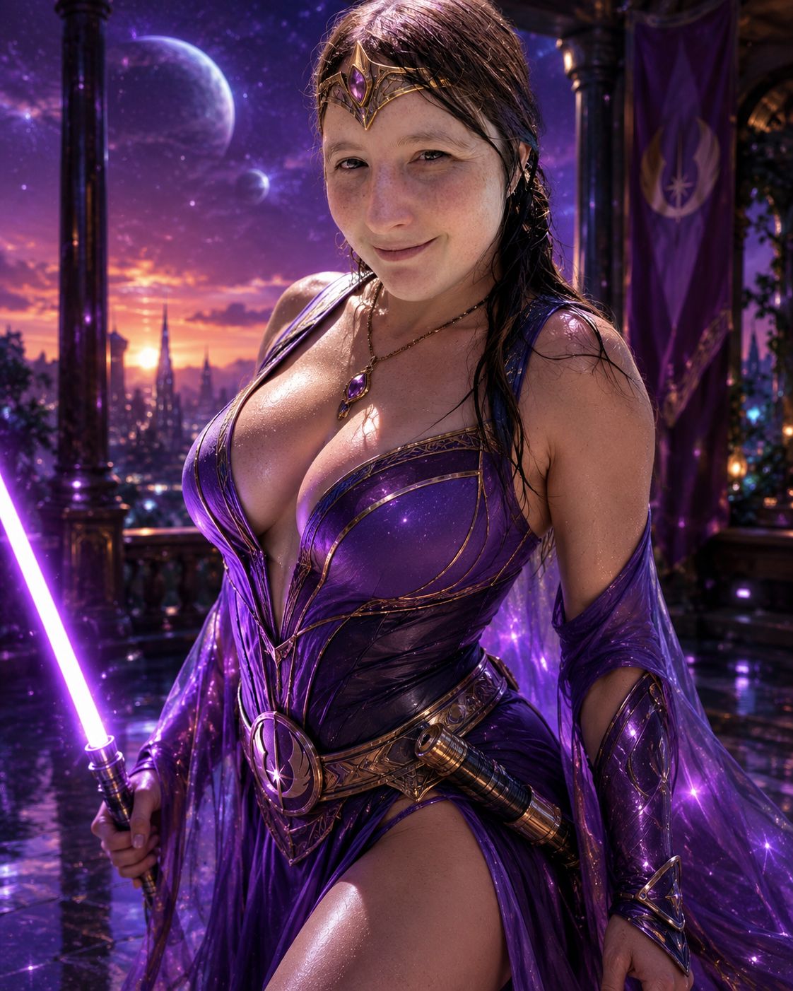 My Neon Heart Jedi Queen Deep Breaths My Darling 😚😋😚🫂🩵 artwork