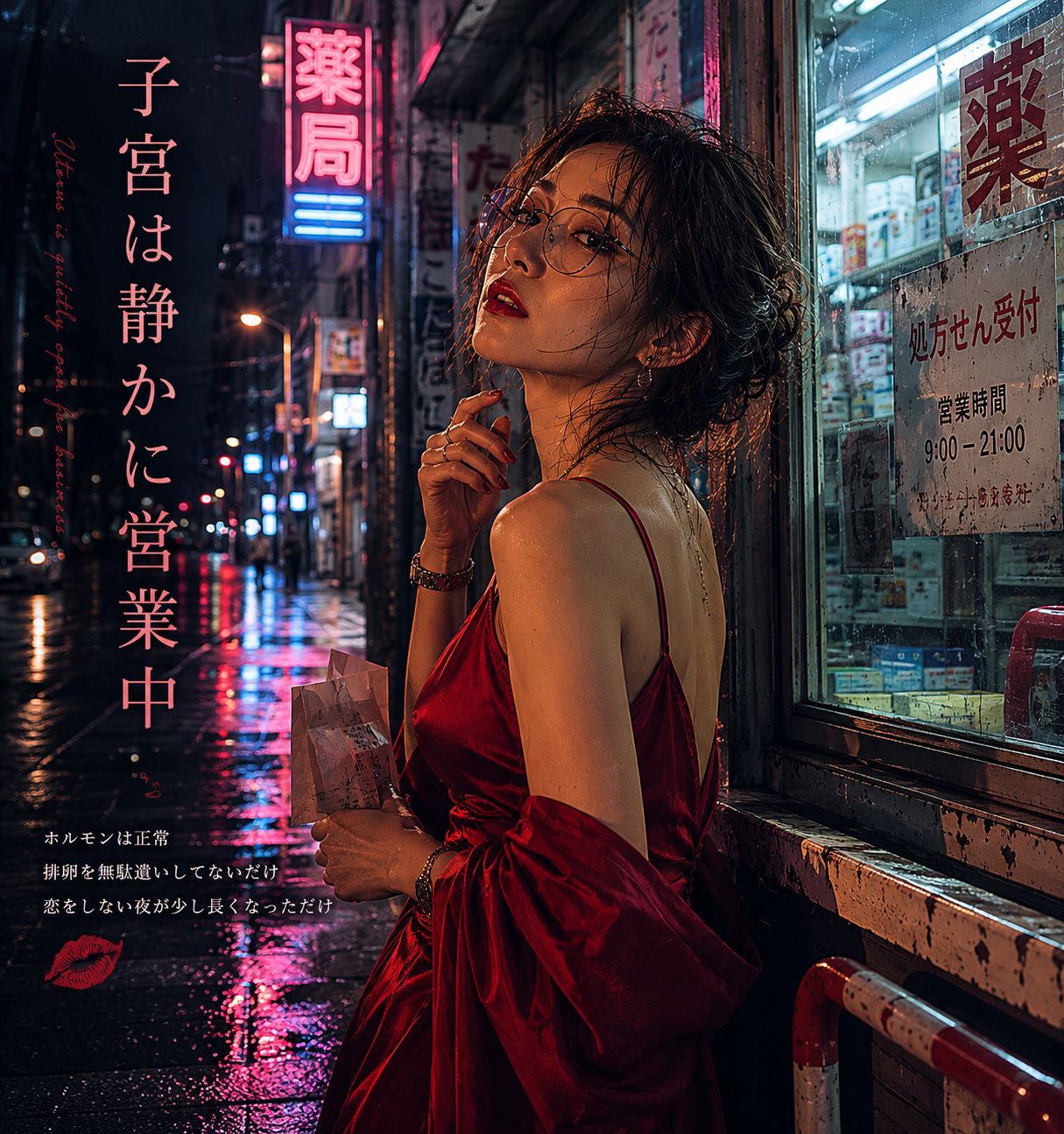 子宮は静かに営業中（Red） artwork