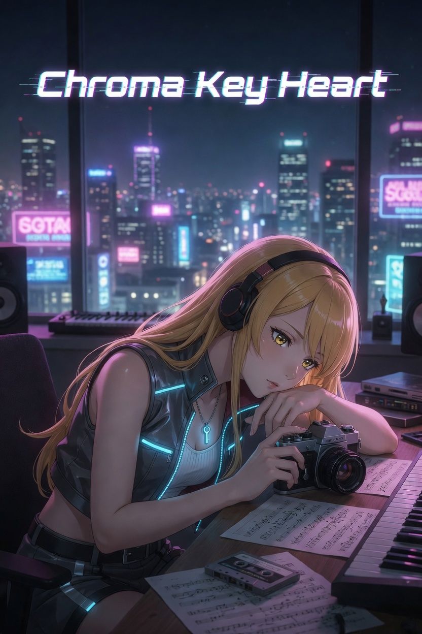 Chroma Key Heart artwork