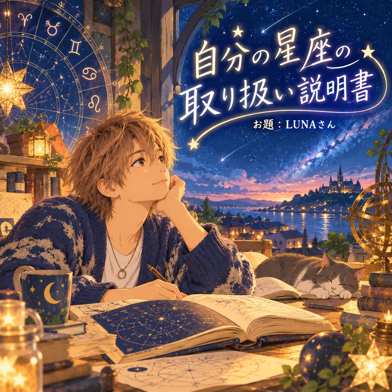 自分の星座の取り扱い説明書｜お題：LUNAさん artwork
