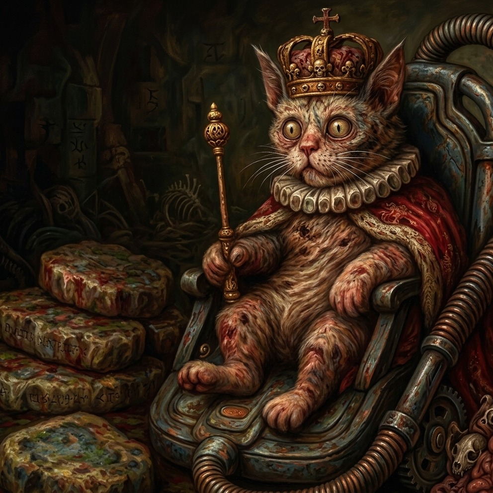 Katzenpisse & Fleisch im Staubsauger artwork
