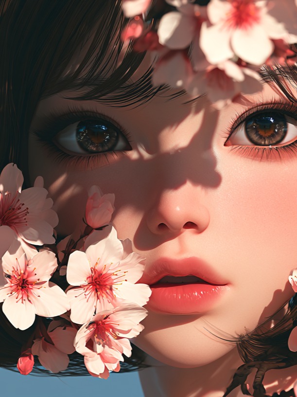 咲み    .think digital artwork