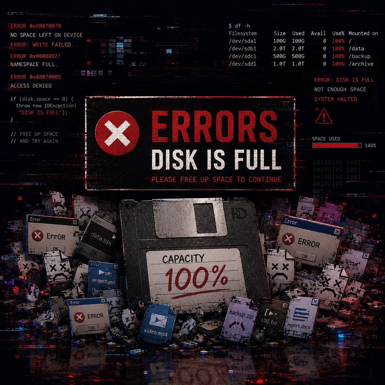 The Disk is Full artwork
