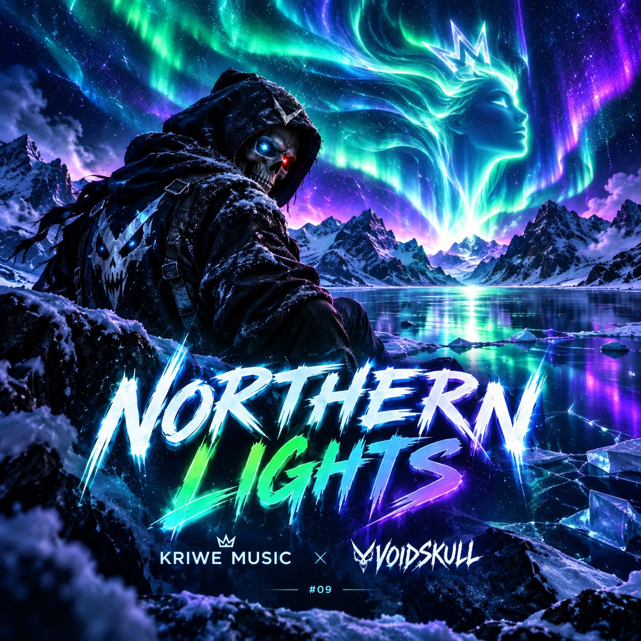 Northern Lights — Kriwe Music x VoidSkull artwork